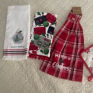 Holiday Kitchen Towel Trio